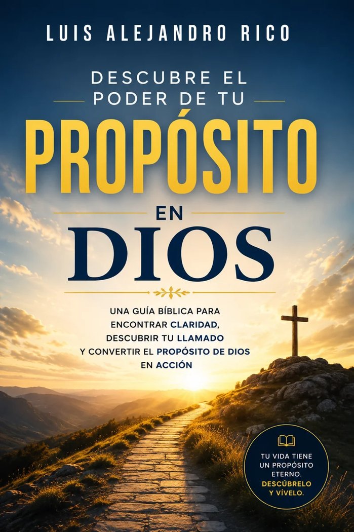 Portada del libro Descubre el poder de tu Propósito en Dios, de Luis Alejandro Rico